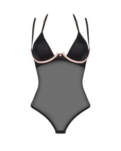 Obsessive Selinne teddy - эротическое женское боди, XS/S (чёрный)